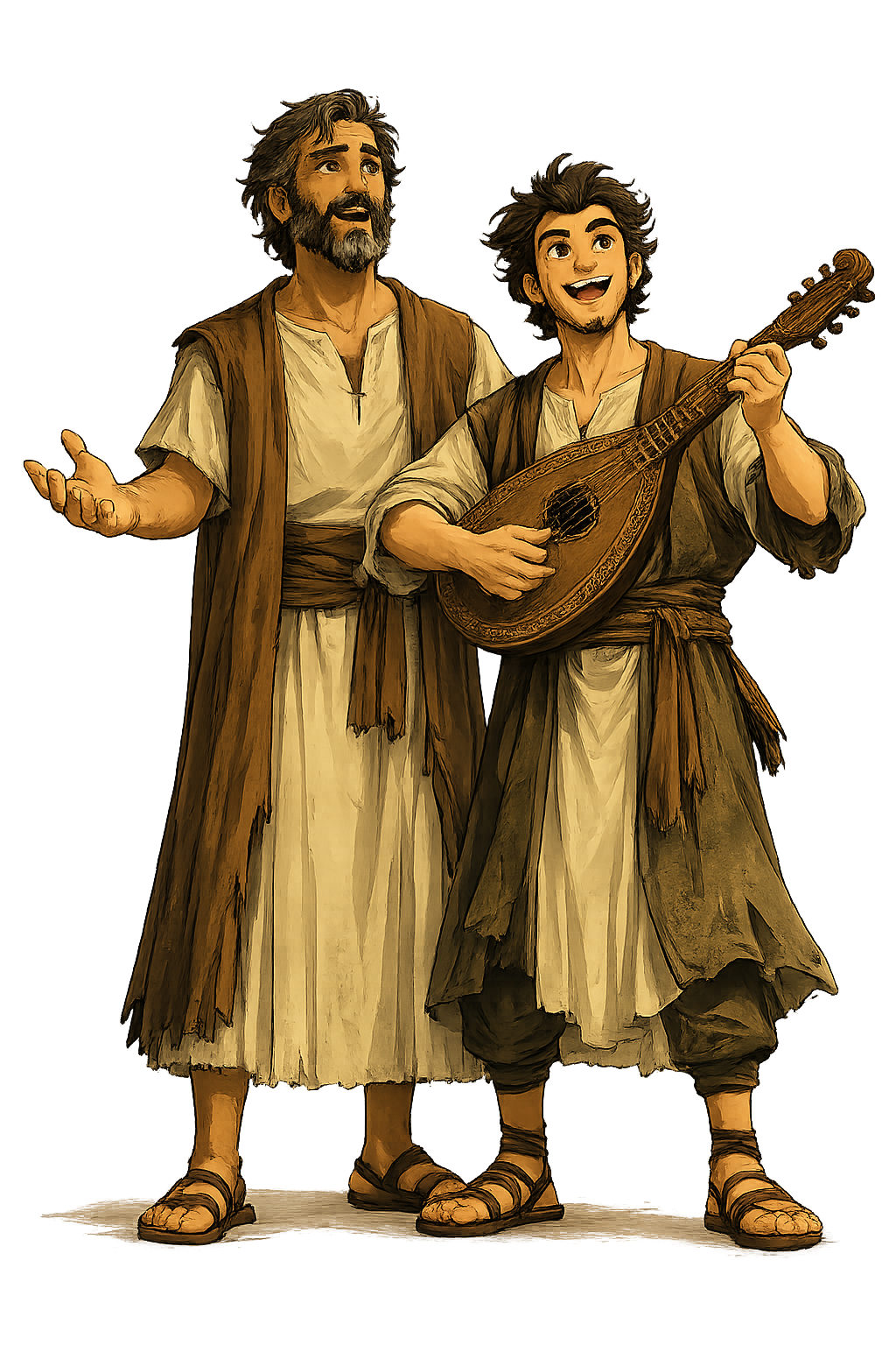 Noah and Shem singing together